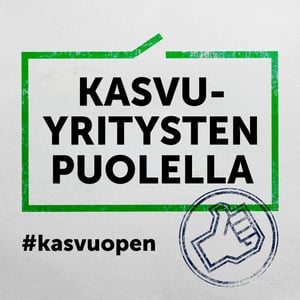 Kasvu Open – kasvuyritysten puolella -sparraajatunnus